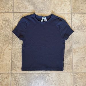 H&M - Ribbed Crop Top - Size L